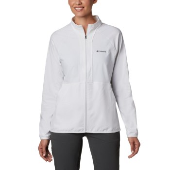 Dámské Mikiny Columbia Bryce Peak Perforated Full Zip Bílé RTMNZX590